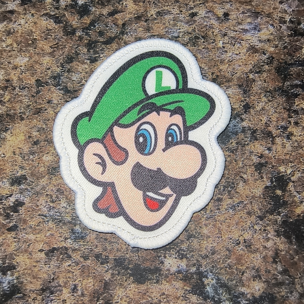 Nintendo Green and White Character Patch Luigi Bowser Nintendo Mario